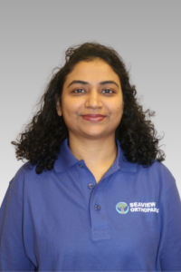 Photo of Kinjal Patel, PT, of Seaview Orthopaedics orthopedic physical therapy team.